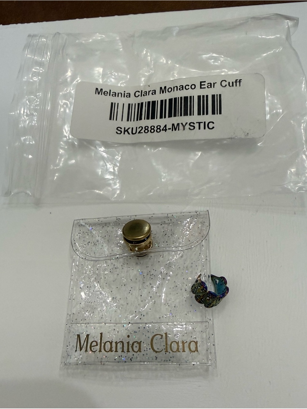 NEW! By Melania Clara Monaco Ear Cuff -Mystic Pouch Included!